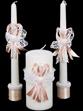 набор свадебных свечей 