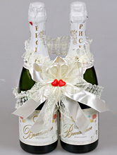лента для свадебного шампанского 040060