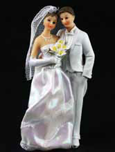 свадебная фигурка для торта жених с невестой и букетом калл, фото, цена