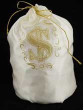 свадебный мешочек для сбора денег цвета айвори, купить в москве, фото