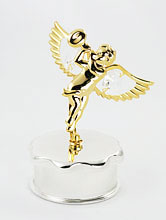 серебристая шкатулка для колец, украшенная золотистым ангелом, фото, цена