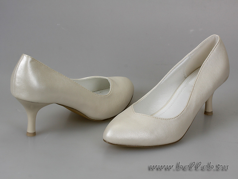 Свадебные туфли на высоком каблуке